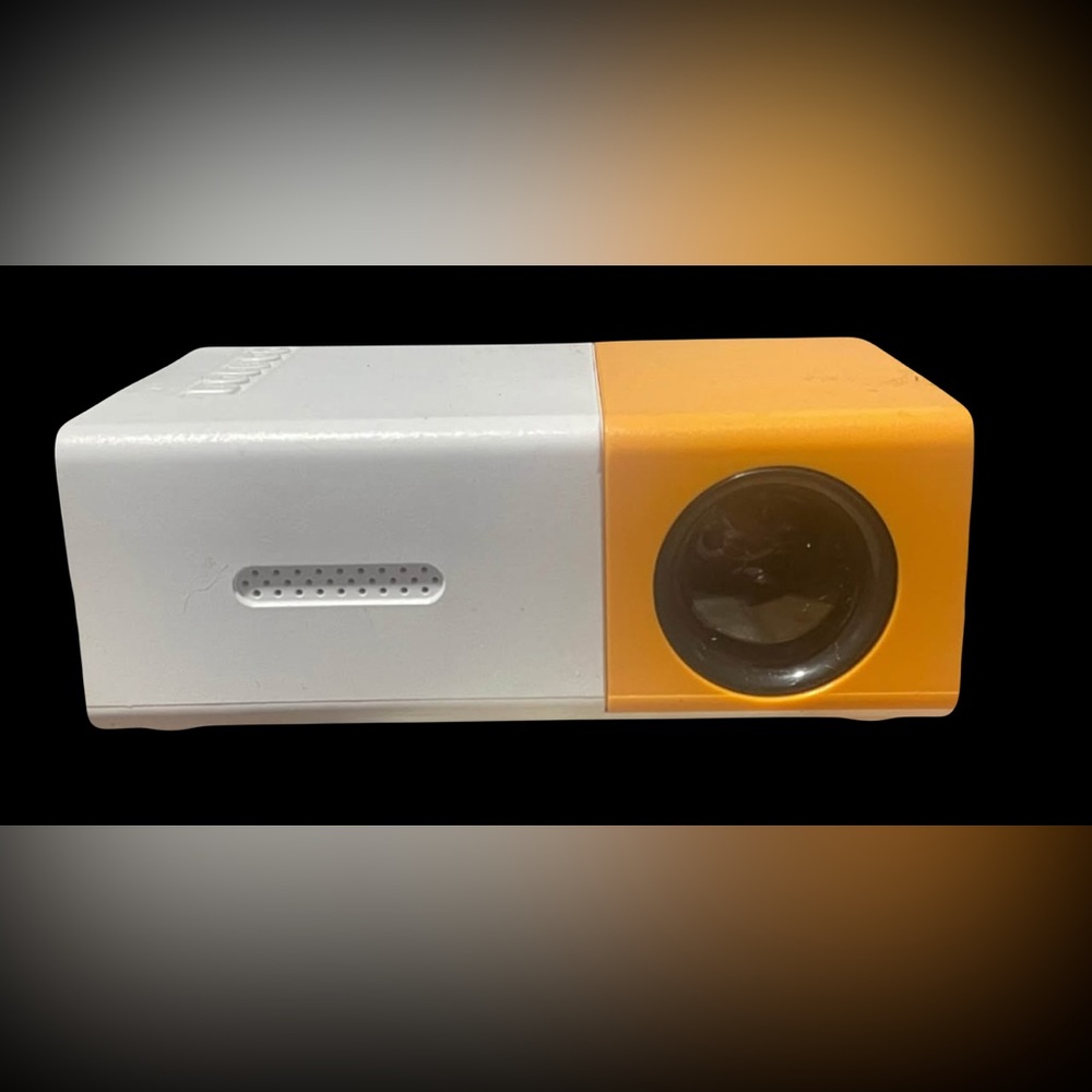 Mini Projector - White and Orange